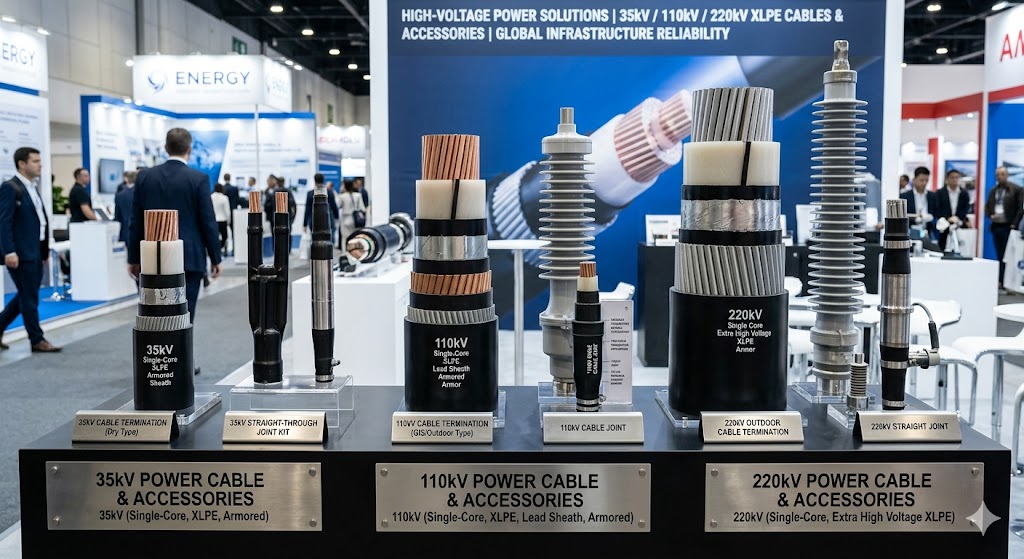 What are the Compliance Standards for Factory Test Item Requirements for 110kV/35kV Cables and Accessories?